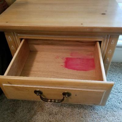Lot # 71 - $80 TWO Nightstands (Pair) 26" long X 24" tall X 16" wide (Matching nightstand for previous pic but wanted to...