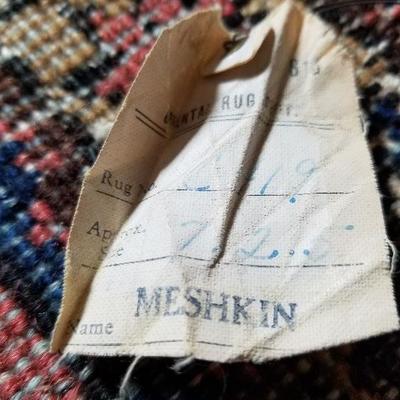 Meshkin Tag From LOT # 137  