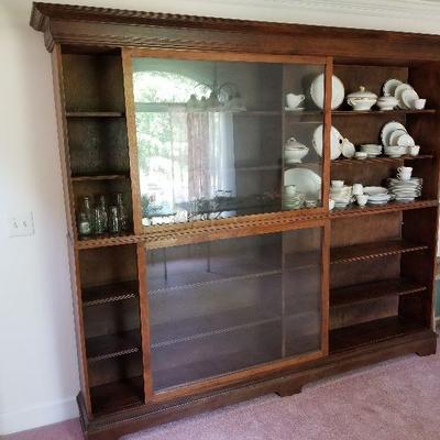 Lot # 49 - $750 TWO PIECE Display Cabinet 8 ft. X 86
