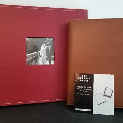 Lot # 89 - $18 Sharper Image Album for Photos and Red Photo Album  