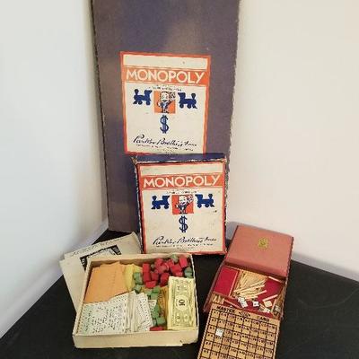 Lot # 32 - $25 Vintage Monopoly & Vintage Bingo Game  