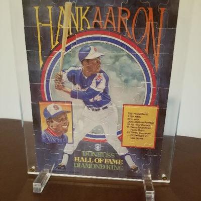 Lot # 219 - $ 7 Diamond King Puzzle Hank Aaron  