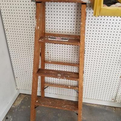 Lot # 237 - $ 25 Wood Ladder  
