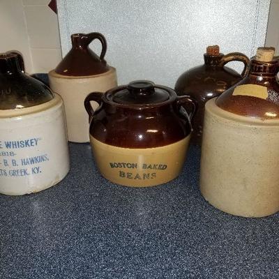 Lot # 64 - $200 Whiskey Jugs/Crockery/Stoneware 