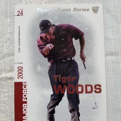 Lot # 152 - $10 Tiger Woods Quest Series Golf Card