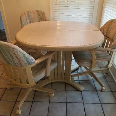 Lot # 63 - $45 Kitchen Table (Only has 3 chairs)  