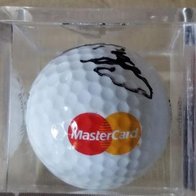 Signed Golf Ball Chris Riley From Lot # 149