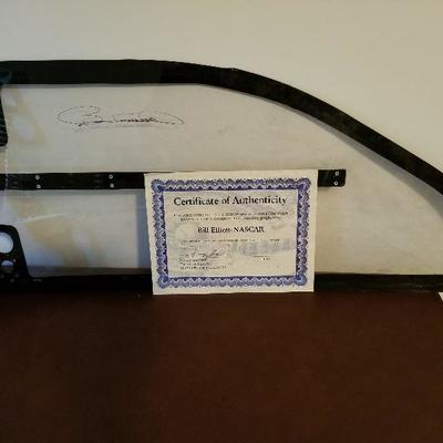 Lot # 155 - $300 Signed Wind Shield Bill Elliot  