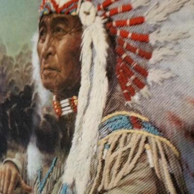 Photo of close up (Best Possible) War Bonnet Lot # 194  