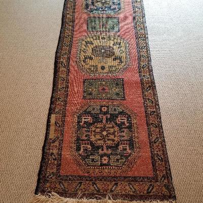 Back of Meshkin Rug from LOT # 137  6 ft. 11" long X 2 ft. 5" wide