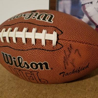 Photo of Michael Vick Signed football from Lot # 160 