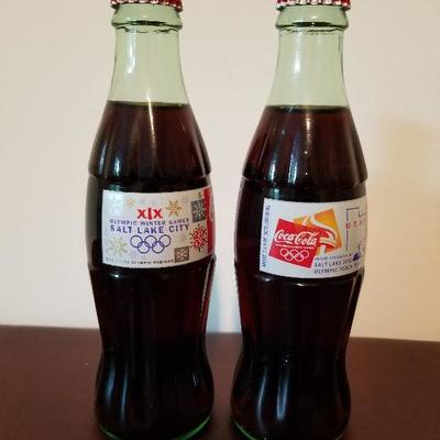 Lot # 192 - $15 TWO Coke Bottles Salt Lake City Olympics 