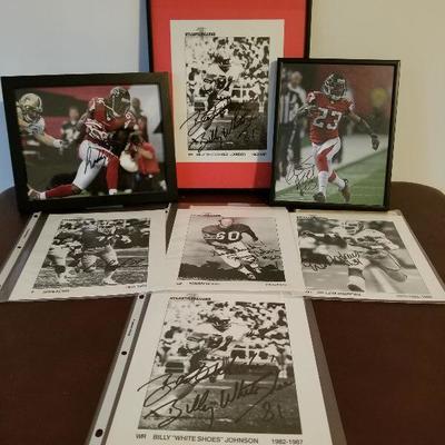 Lot # 161 - $ 45 Seven Atlanta Falcons Football Photos