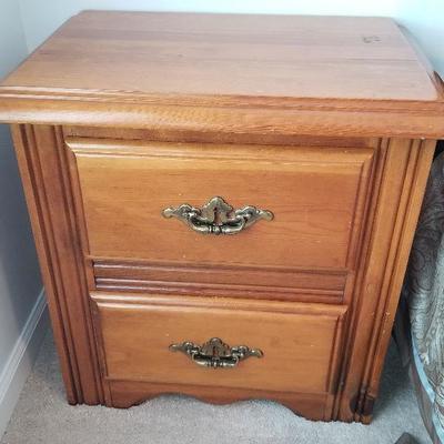 Lot # 120 - $65 SET OF TWO Night Stands (This one in very good condition)