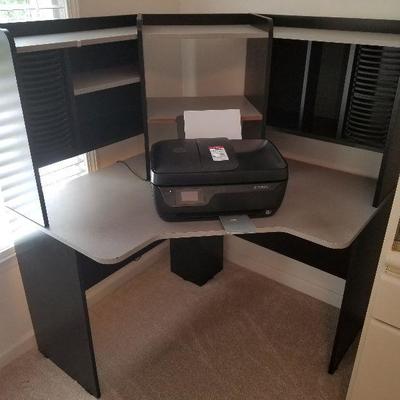 Lot # 84 - $30 Corner Desk (Sorry the printer is not included or for sale) 