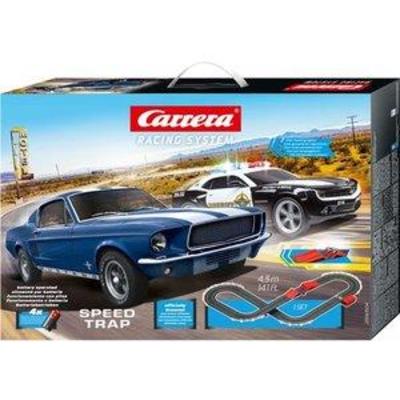 Carrera 63504 Speed Trap Battery Operated 143 Scale Slot Car Racing Track Set with Jump Ramp
