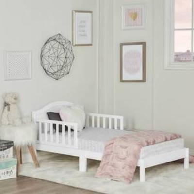 Dream On Me Sydney Toddler Bed, Multiple Finishes, With Bed Rails