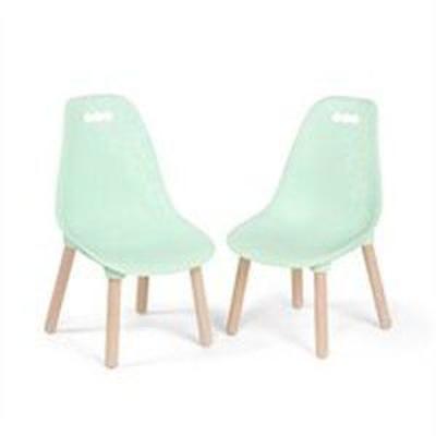 B. Spaces By Battat Kid-century Modern Trendy Toddler Chair Set Of Two Kids For
