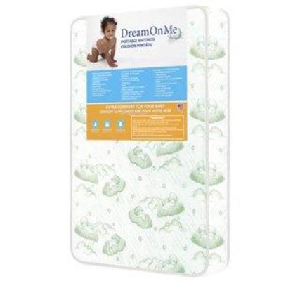 Dream On Me 3 Playard Mattress, White