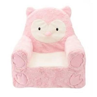 Animal Adventure  Sweet Seats  Pink Owl Children's Plush Chair