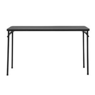 20 X 48 Resin Top Folding Table - Black - Cosco