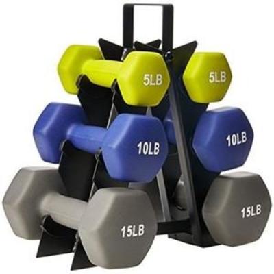 60lb Dumbell Set w Stand