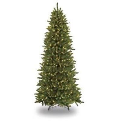 9 ft. Pre-lit Slim Fraser Fir Artificial Christmas Tree 800 UL listed Clear Lights