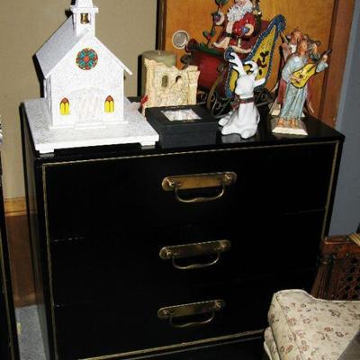 3 drawer black dresser  BUY IT  NOW  $ 65.00
White church   SOLD