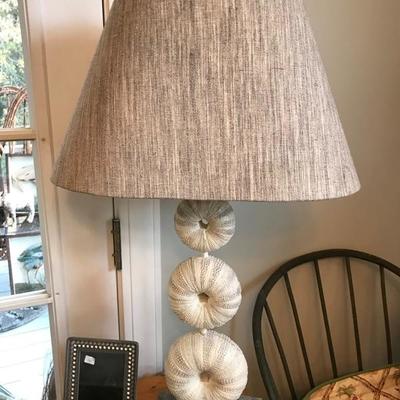 Sea Urchin-form table lamp $130
2 available