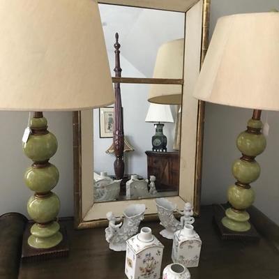 Green stacked balls lamp $89
2 available