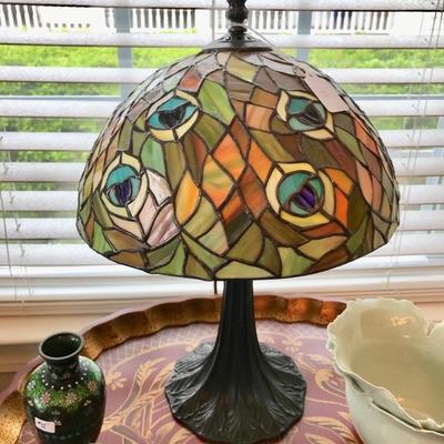 Tiffany style lamp $95