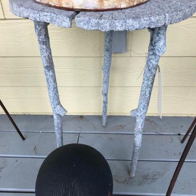 White stone table $110