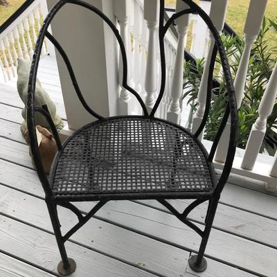 Wrought iron branch design chair $140
2 available