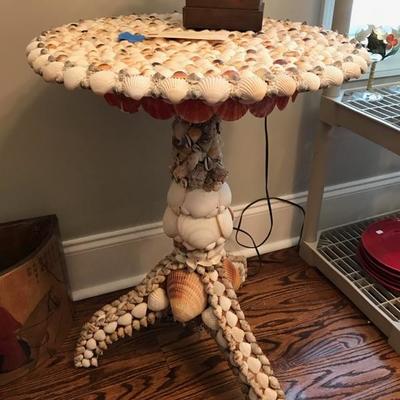 Shell table $350