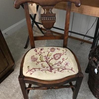 Antique Greek revival mahogany chair $220