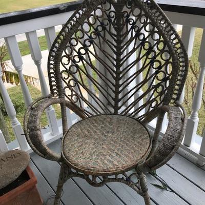 Persian style wicker chair $65
2 available