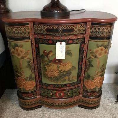 Chinese Cloisonne  painted chest $355