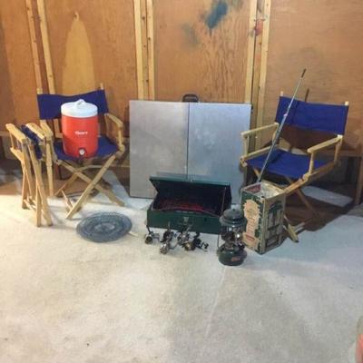 Vintage Camping and Fishing Lot