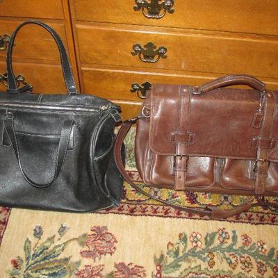 Coach leather satchels