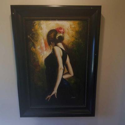 6001: Large Signed Fabelo Painting
Measures approximately 45" tall and 33" wide including the frame