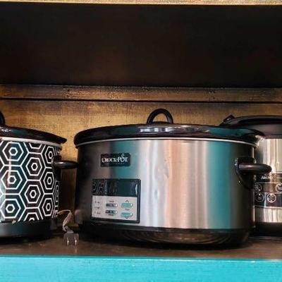 2 Crock Pots, AROMA Multi-Cooker
2 Crock Pots, AROMA Multi-Cooker