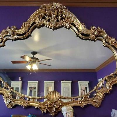 9000: Large Wall Mirror
Measures approx 57"Ã—45"