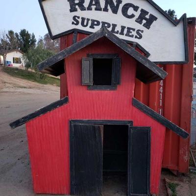 Ranch Supplies Sign
Measures approximately 9.5' x 8' x 3'