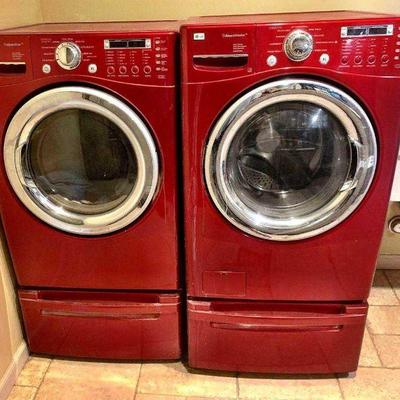 LG Electronics Inc. Washer and Dryer
SteamDryer  Gas Dryer Model Number- DLGX7188RM
Front Load SteamWasher with Allergiene Cycle Model...