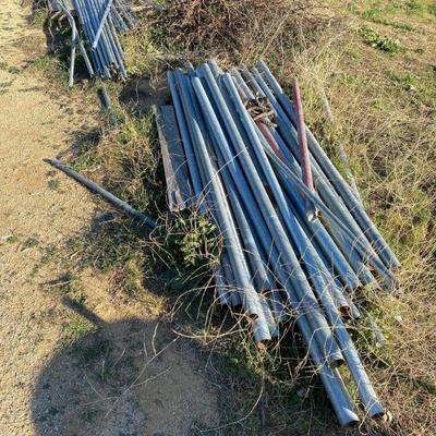 2504: Galvanized fence post and top rails
Galvanized fence post and top rails ranging from 6 feet to 20 feet