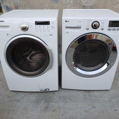 Samsung Washer and LG Dryer
Samsung VRT washer. LG TrueSteam dryer.