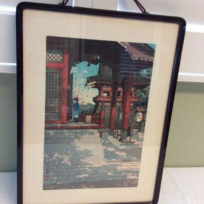 MVP008 Framed Japanese Block Print