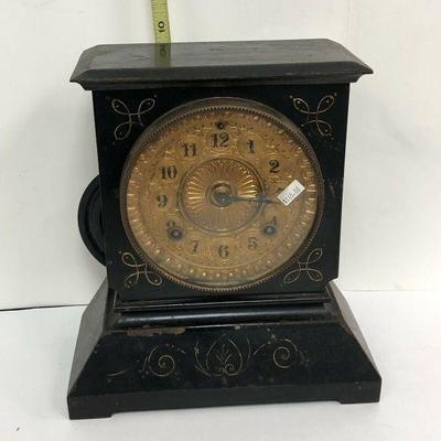 https://www.ebay.com/itm/124087487475 LAN583: Ansonia Mantel / Shelf Clock Metal Case Local Pickup