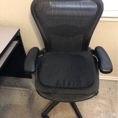 Black Office Chair w/ Added Pads