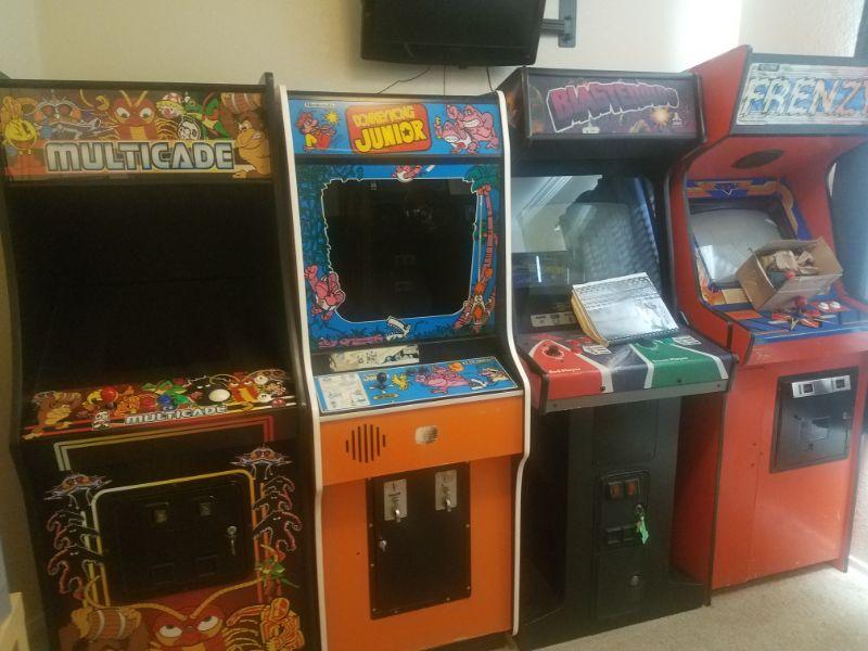 Vintage Arcade Games Donkey Kong Atari Asteroids and more!